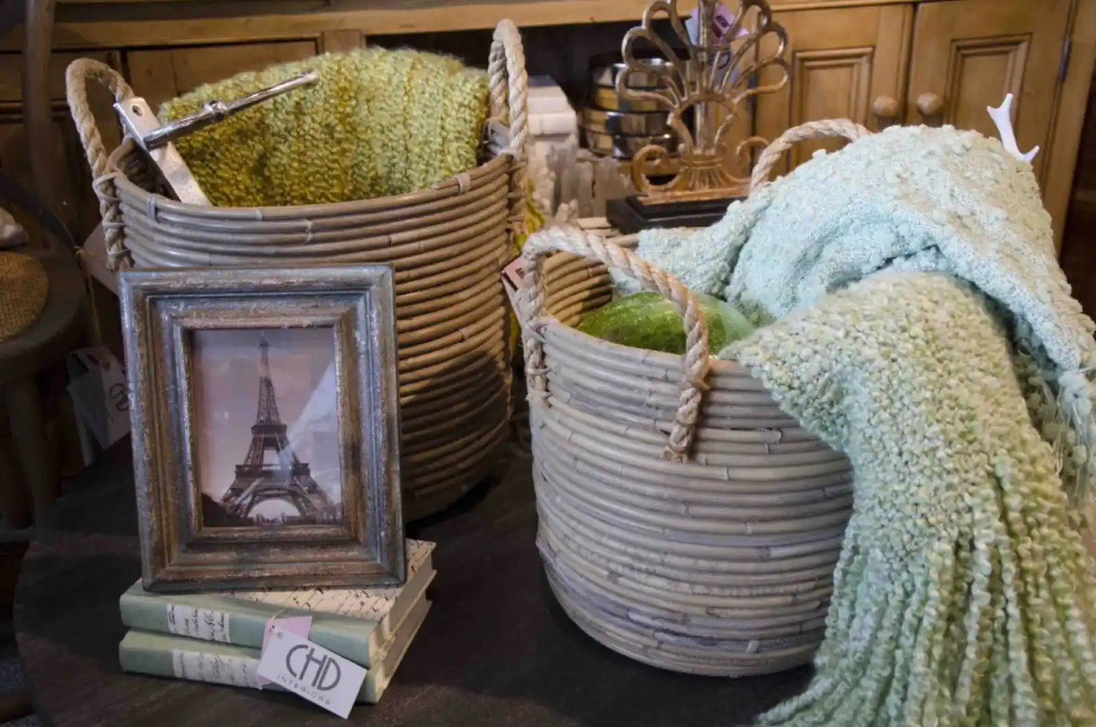 CHD interiors table display for the memorial day sale