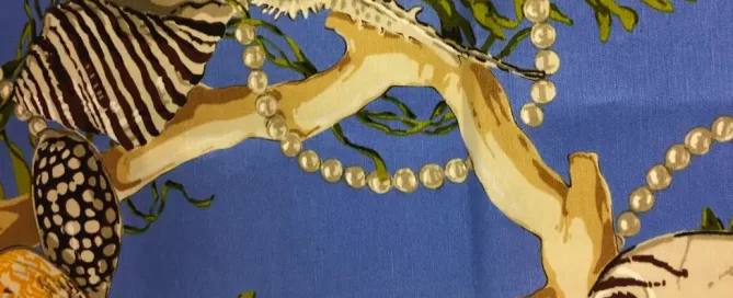 Lowcountry coastal fabric pattern by Clarence House
