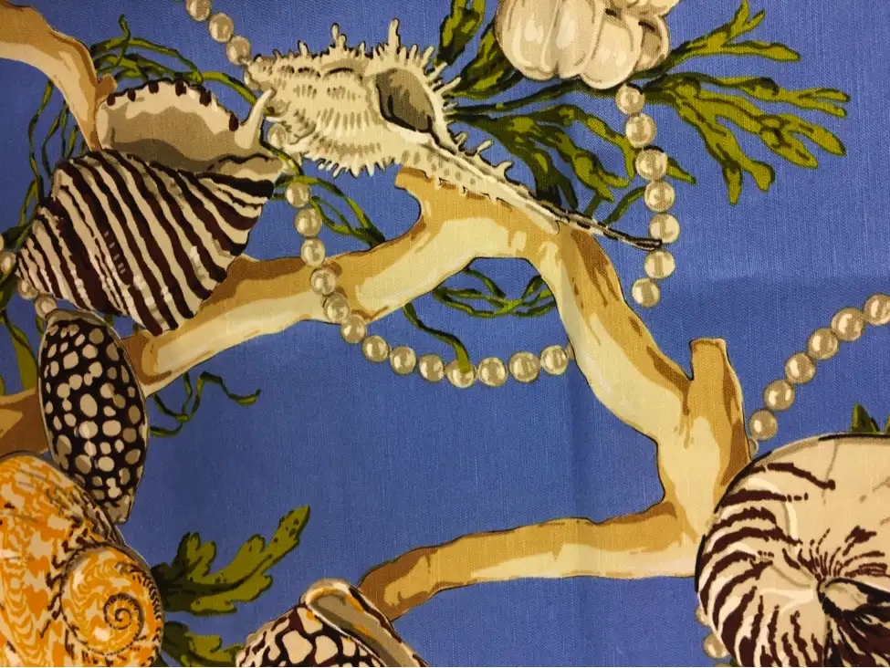 Lowcountry coastal fabric pattern by Clarence House