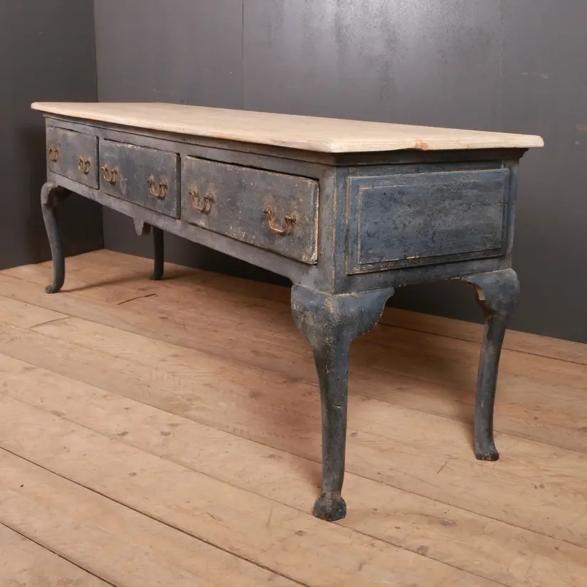 English wooden country antique table sourced from an antique trip to England