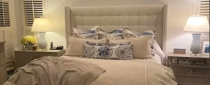 Master bedroom remodel with neutral colors