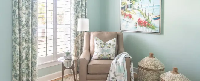 Beach house accent chair