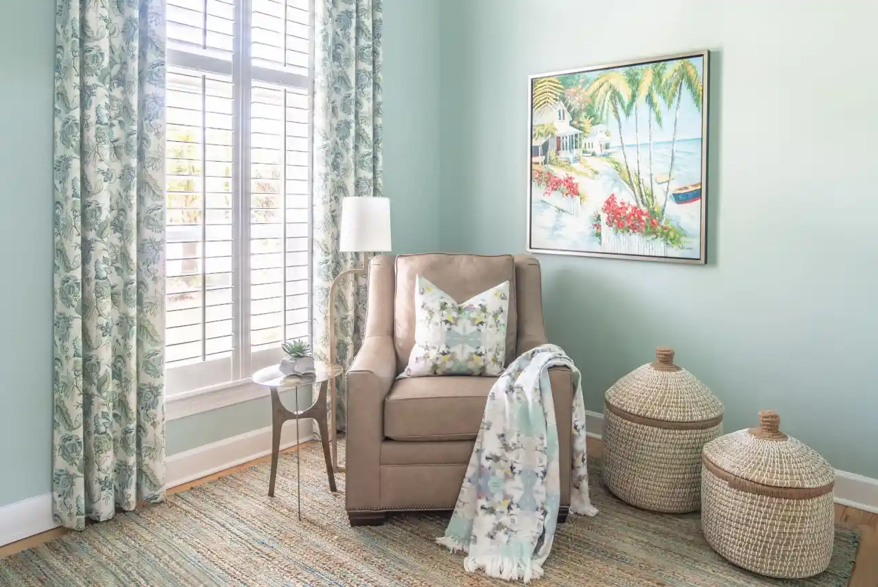 Beach house accent chair