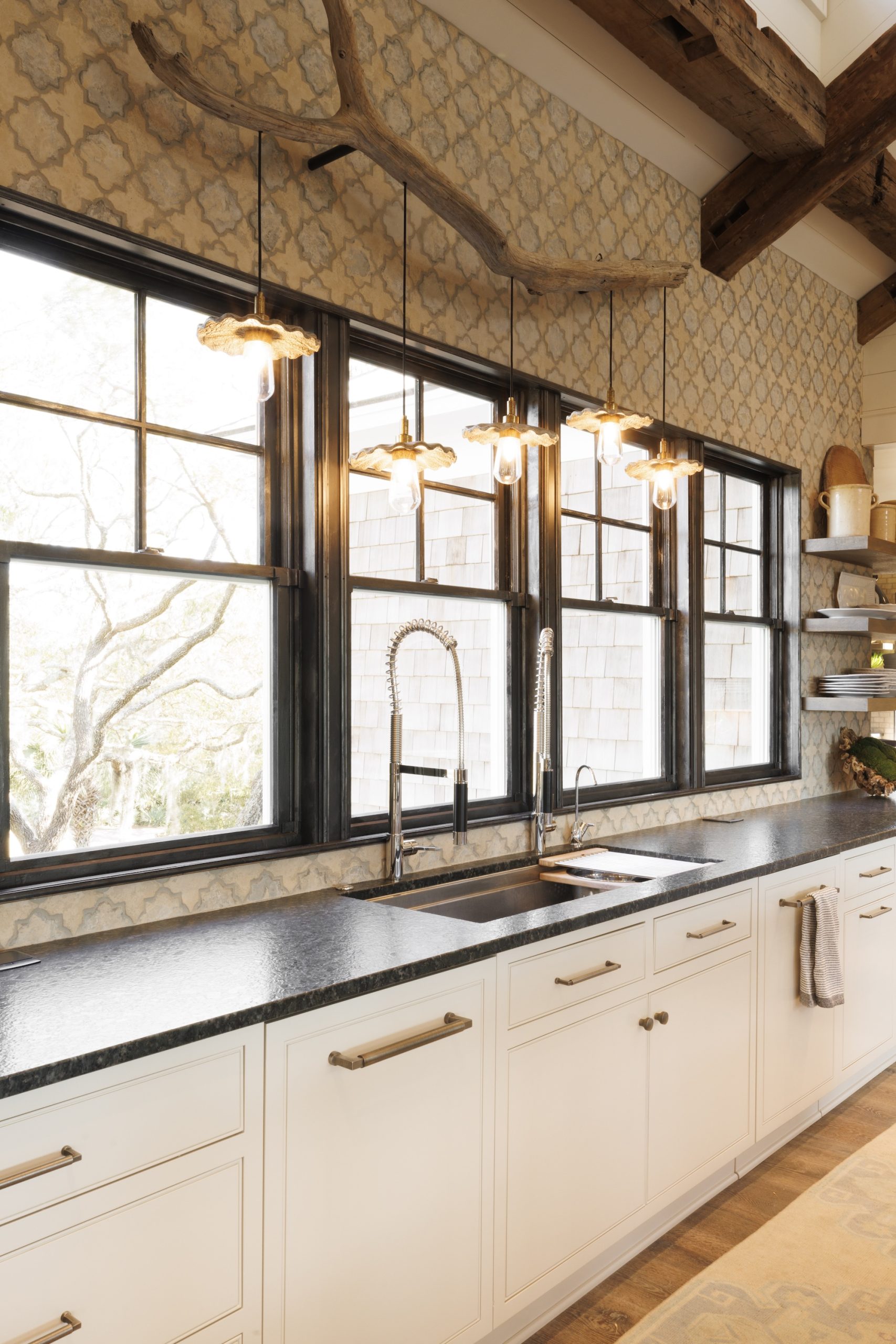 transitional coastal kitchen interior design from Georgetown interior designers