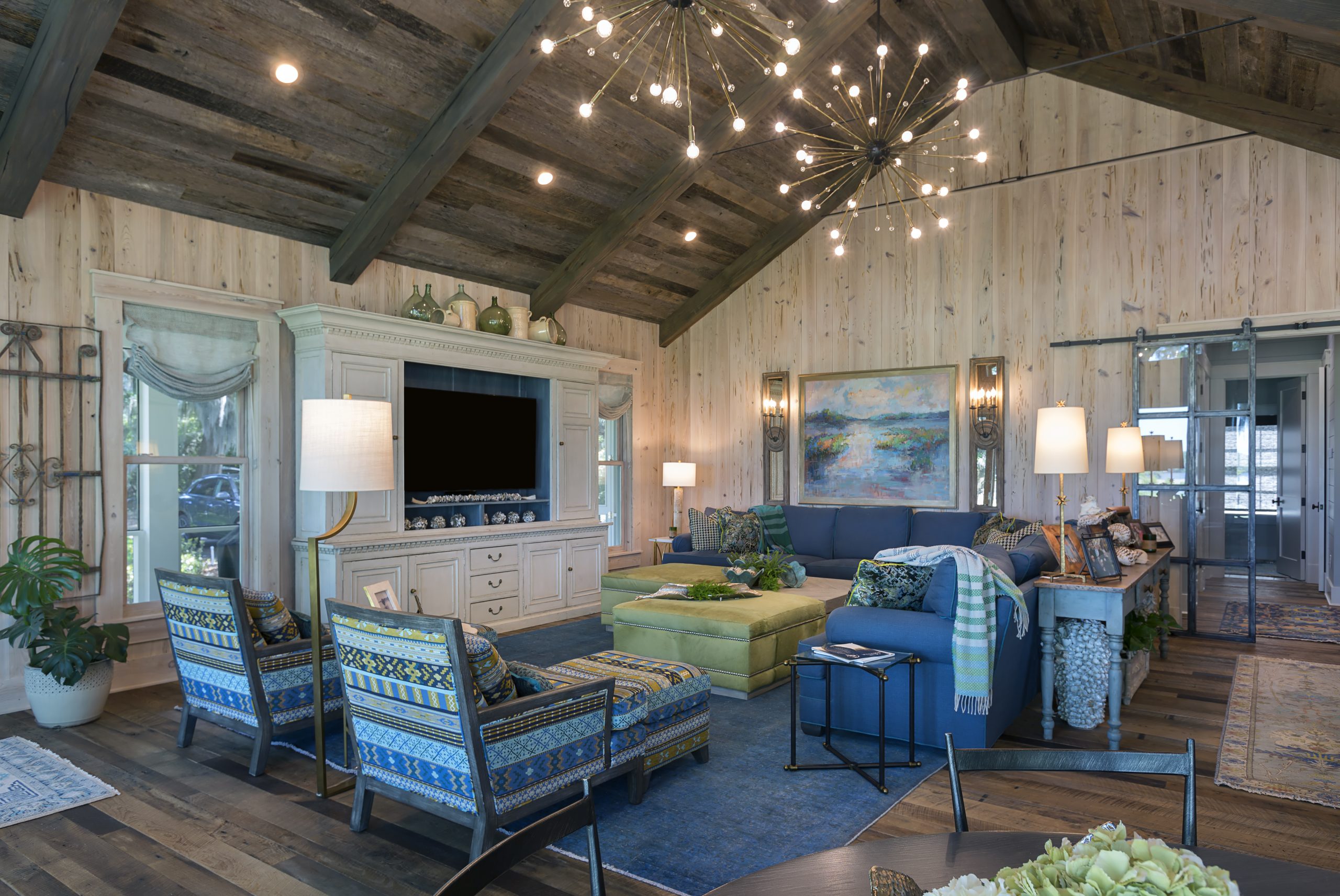 Southern Interior Design Coastal Living Room