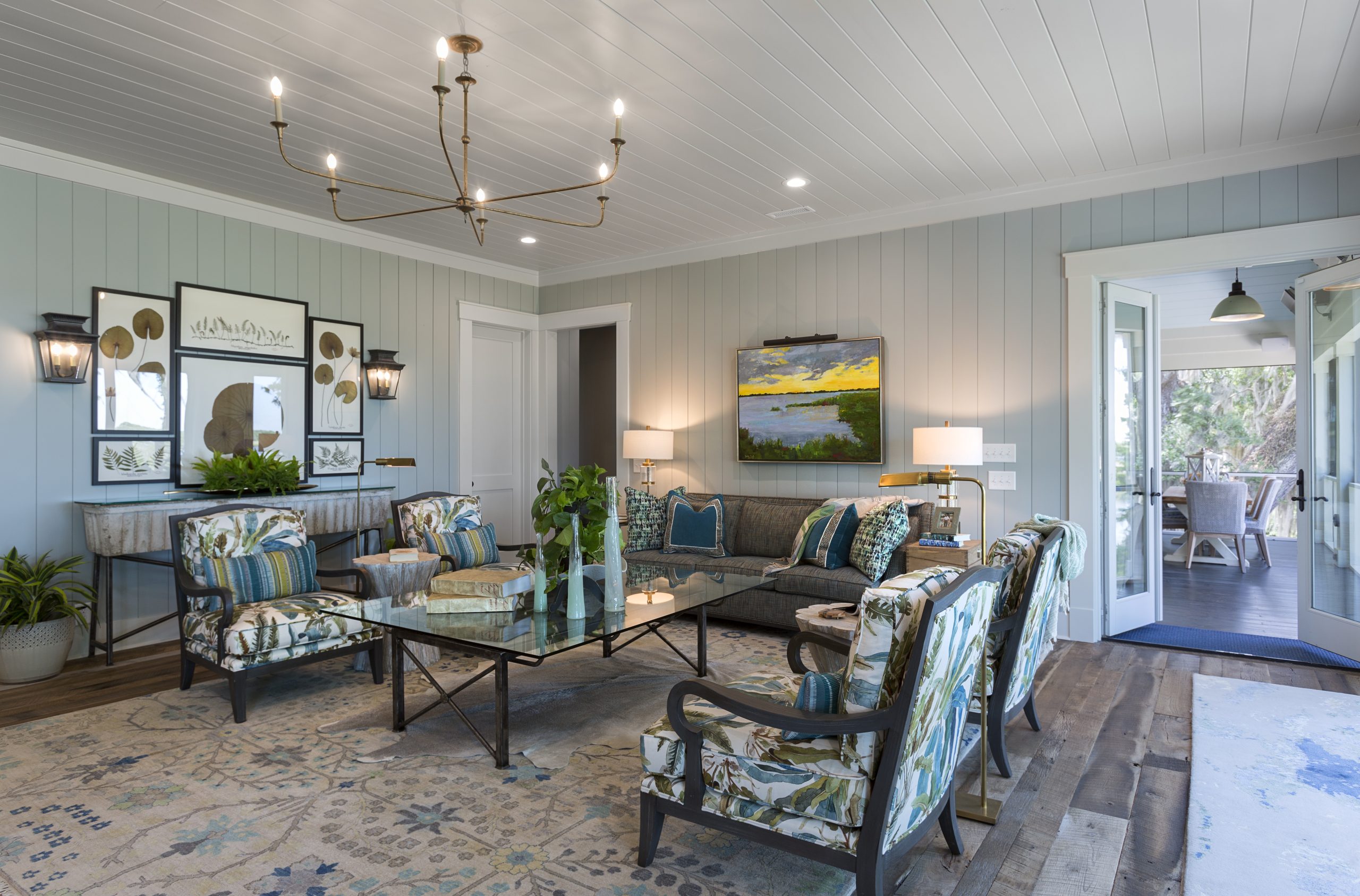 Southern Interior Design Coastal Living Room