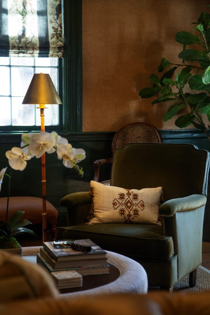 Layering textures provides a curated atmosphere.